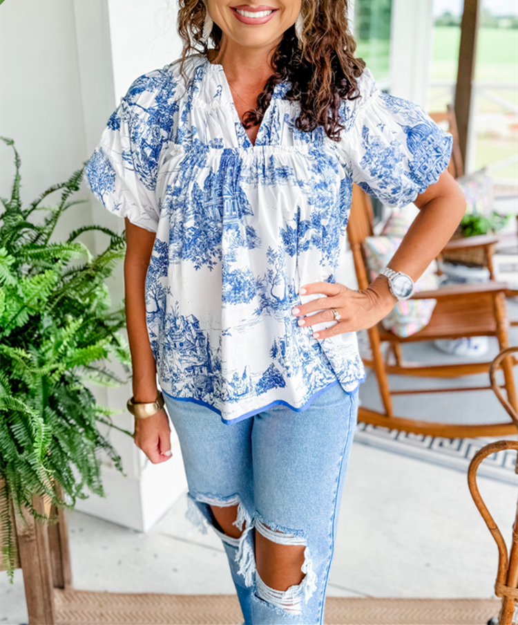 Women's Classic Charm Toile Tops