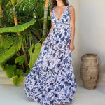 Adjustable Shoulder Floral Print One Piece Swimsuit with Skirt/Sarong