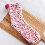Winter Fuzzy "Cupcakes" Sock