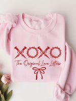 Women's Valentine's Edgy XOXO Graphic Sweatshirt