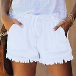 Women's Casual Denim Shorts with Pockets