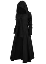 Hooded High Low Drop Shoulder Longline Sweater