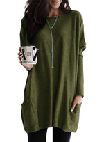 Women's Lightweight Long Sleeve Tunic Top