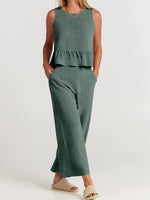 Women's Casual 2 Piece Outfit with Pockets