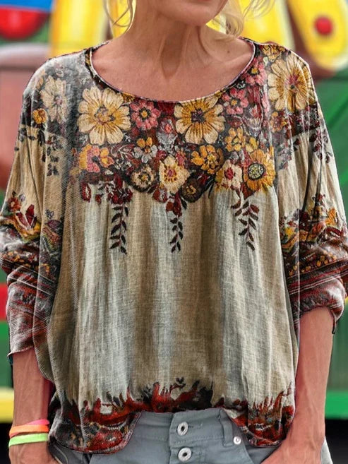 Vintage Casual Inspired Long Sleeve T-Shirt
