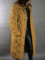 CARDIGAN CHUNKY OVERSIZED STYLE LONG COAT