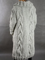CARDIGAN CHUNKY OVERSIZED STYLE LONG COAT