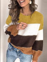 Plus Size Long Sleeve Casual Sweater