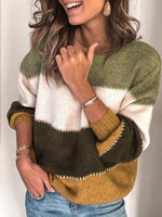 Plus Size Long Sleeve Casual Sweater