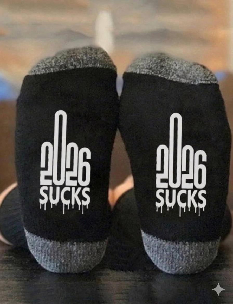 2020 MIDDLE FINGER UNISEX CREW SOCKS