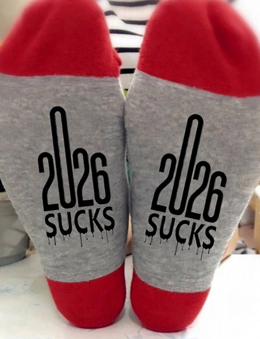2020 MIDDLE FINGER UNISEX CREW SOCKS