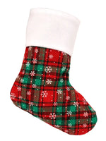 Christmas tree ornaments and hanging decorations - festive stockings and gift bags