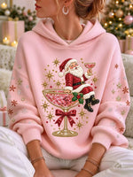 Casual Santa Claus Hoodie Long Sleeve Hoodie