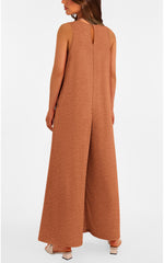 Women's Casual Wide Strap Sleeveless Tank Top V Neck Wide Leg Jumpsuit