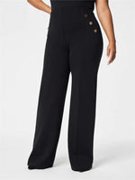 Women's Button Wide Leg Pant