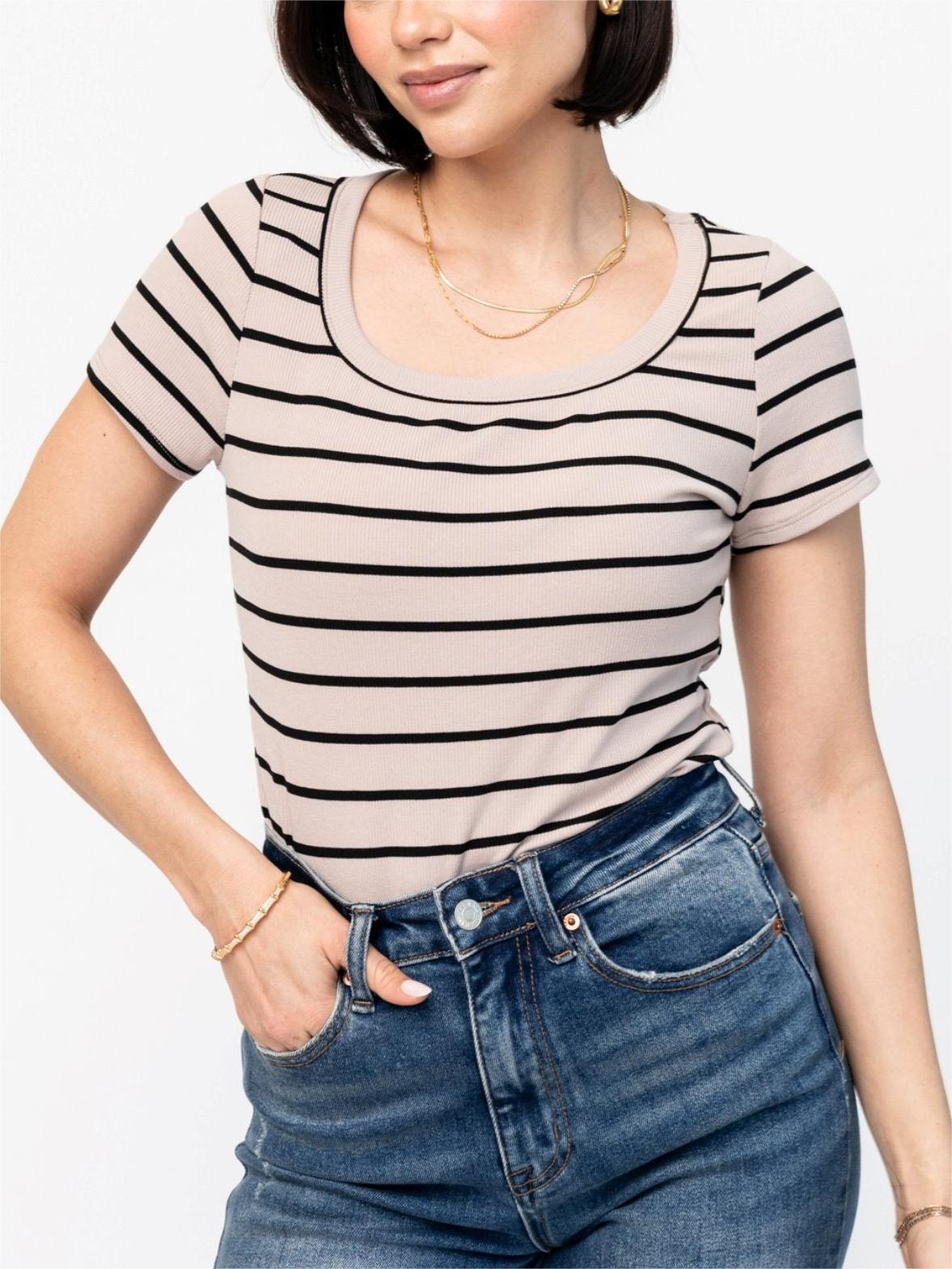 Women's Scoop Neckline Top