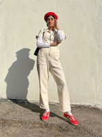 Cropped Utility Jumpsuit