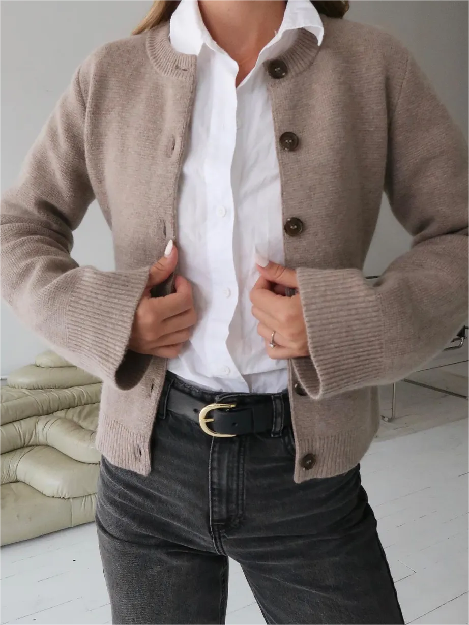 Slimming Button Cardigan Sweater