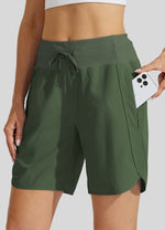 Women's 7 Inseam Athletic High Wasistband Shorts