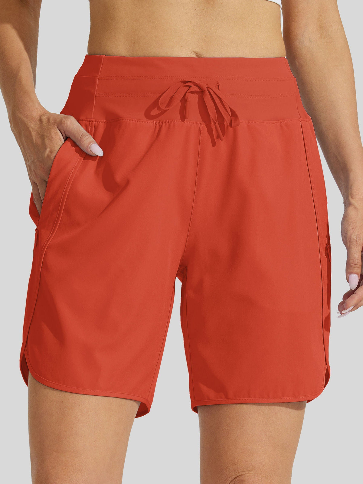 Women's 7 Inseam Athletic High Wasistband Shorts