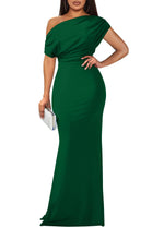 Women's Elegant Off Shoulder Bodycon Party Evening Dress