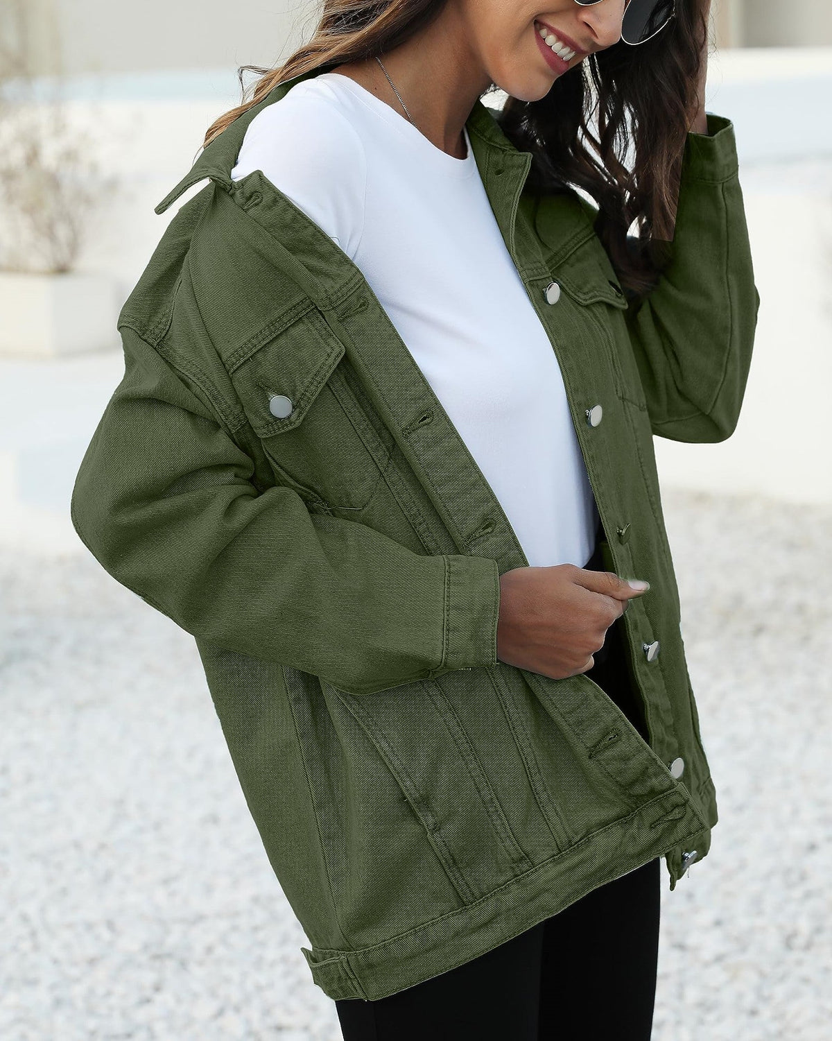 Women's Classic Button Down Denim Jacket