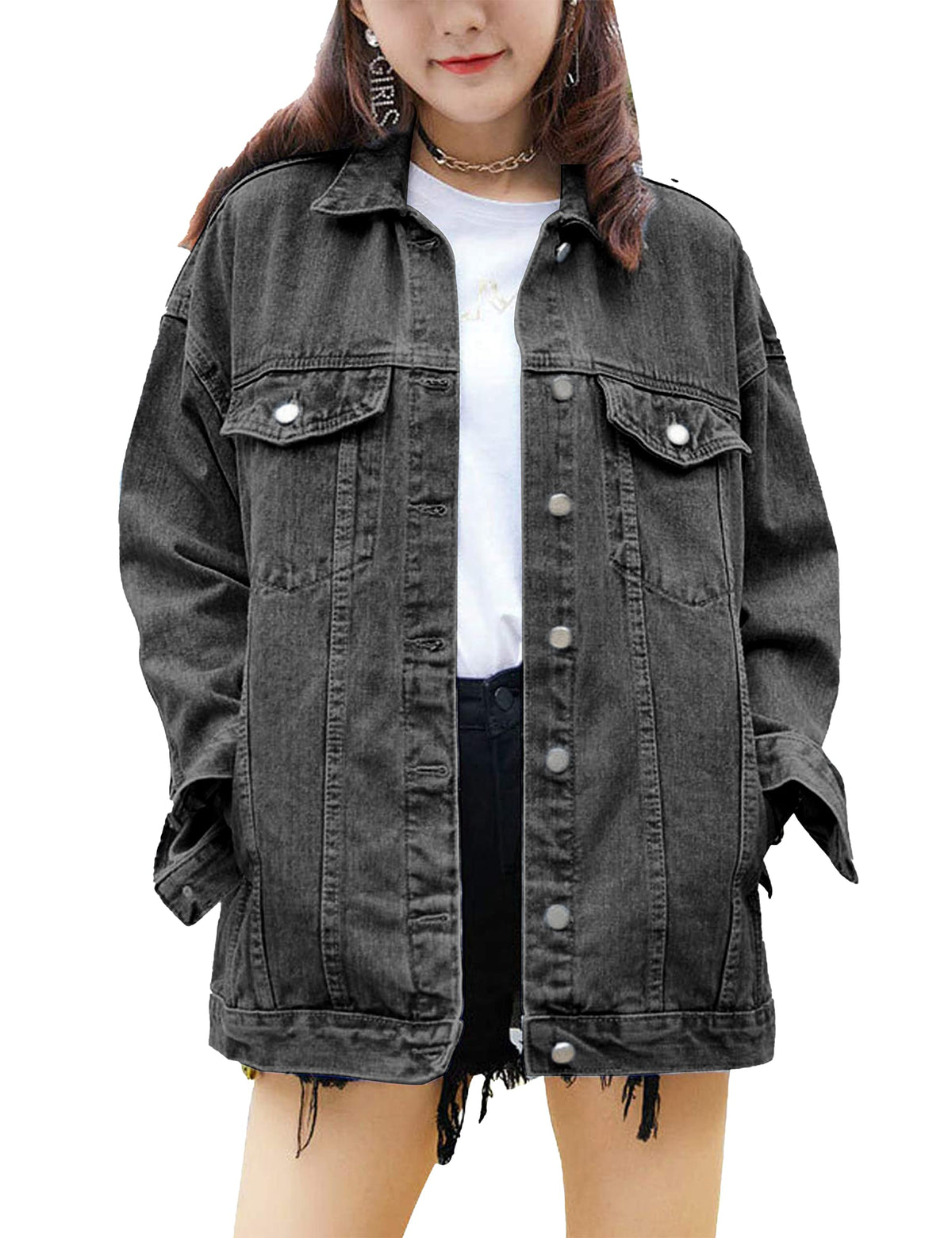 Women's Classic Button Down Denim Jacket