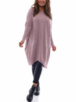 New Sparkle Pocket Jumper Dress