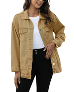 Women's Classic Button Down Denim Jacket