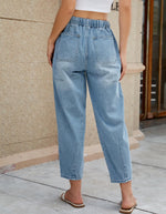 Women's High Rise Vintage Barrel Jeans