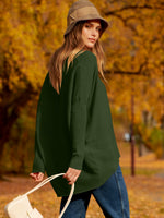 Hot Sale Oversized Dolman Sleeve Knitted Pullover
