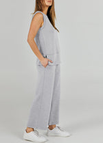 Women's Sleeveless Wide Leg Tracksuits 2 Piece Sets