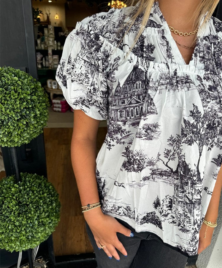 Women's Classic Charm Toile Tops