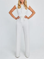 Elegant Sleeveless Wide-Leg Jumpsuit