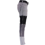 Fashion Color-blocking Skinny Jeans