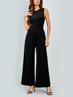 Sleeveless Tank Top Casual Jumpsuit