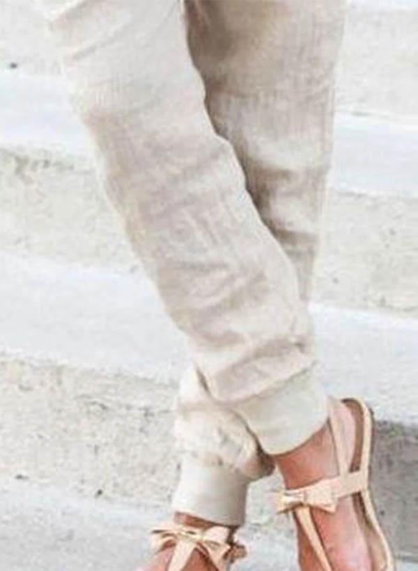 Women's Solid Color with Pockets Casual Loose Pants