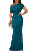 Women's Elegant Off Shoulder Bodycon Party Evening Dress