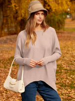 Hot Sale Oversized Dolman Sleeve Knitted Pullover