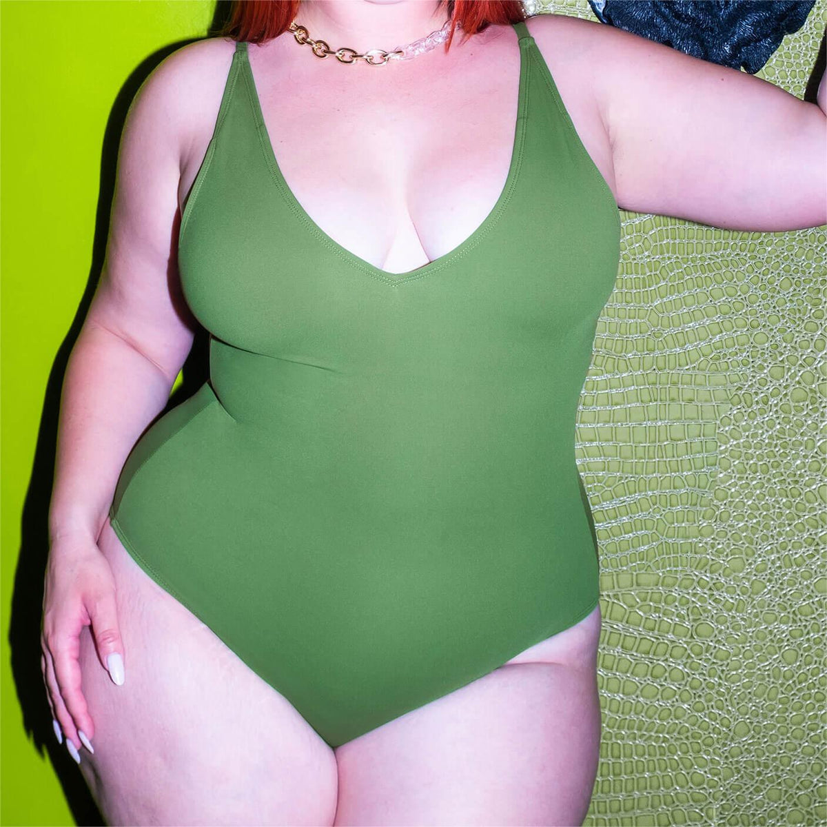 Drawstring Shapewear Swimsuit - XS-4XL
