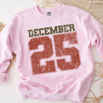 December 25 Retro Christmas Crewneck Sweatshirt