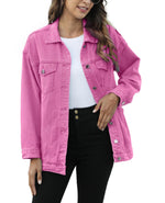 Women's Classic Button Down Denim Jacket