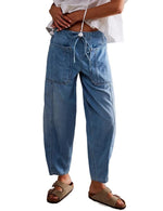 Women's High Rise Vintage Barrel Jeans