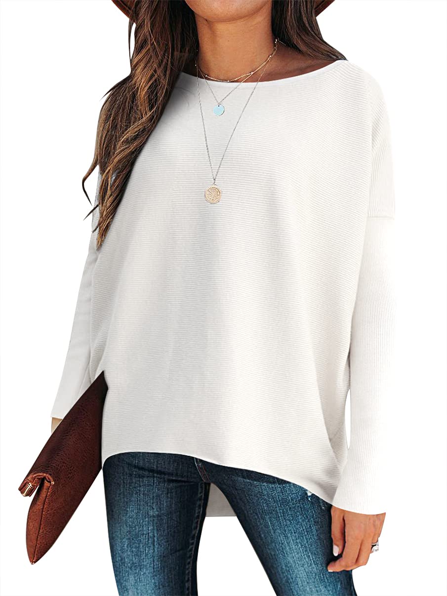 Hot Sale Oversized Dolman Sleeve Knitted Pullover