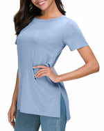 Women's Summer Casual Side Slit T-Shirt