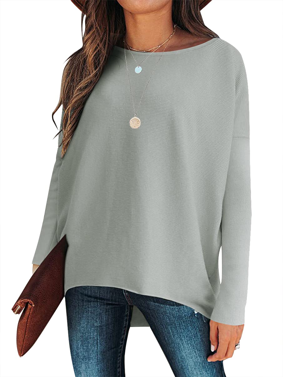 Hot Sale Oversized Dolman Sleeve Knitted Pullover
