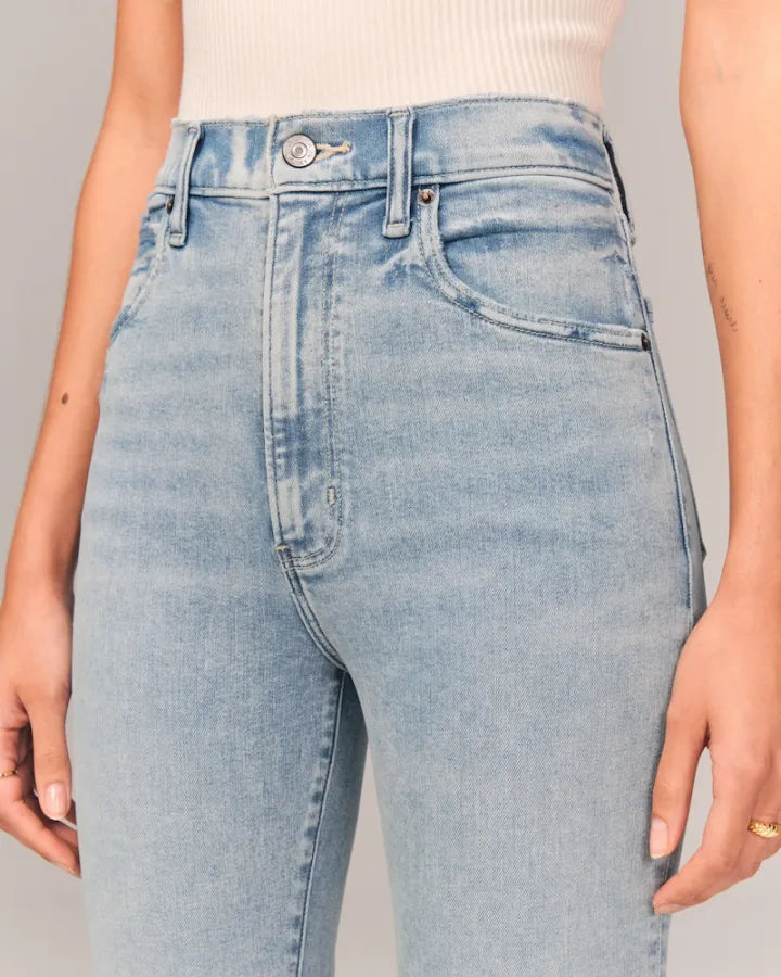 Ultra High Rise Stretch Flare Jeans