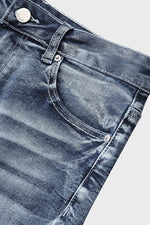 90s Vintage Embroidery Pocket Low Waist Jeans