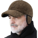 Men's Winter Baseball Cap - With Ear Muffs