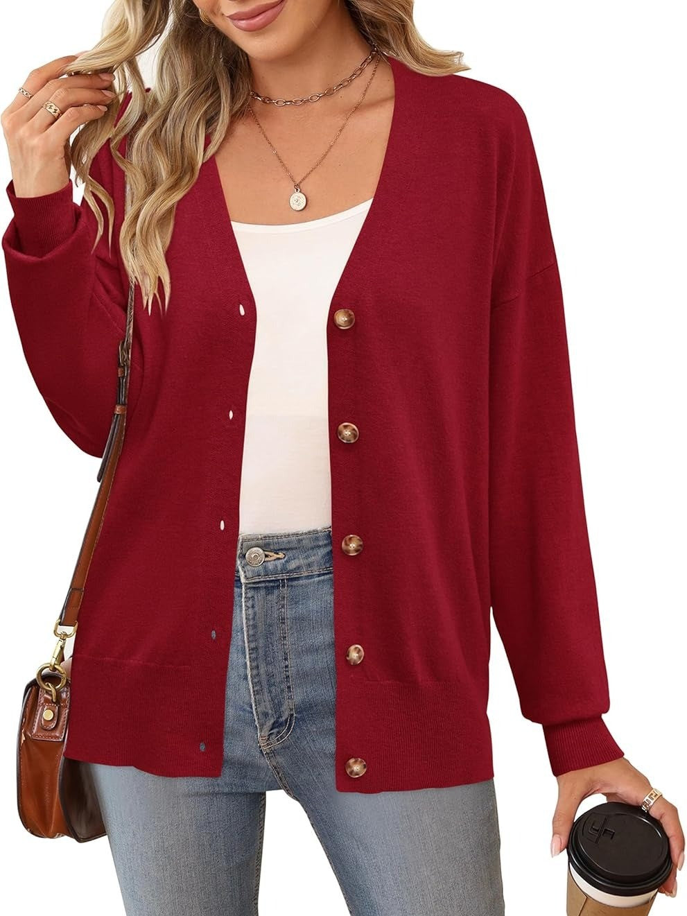 Women?¡¥s Lightweight Casual Cardigan